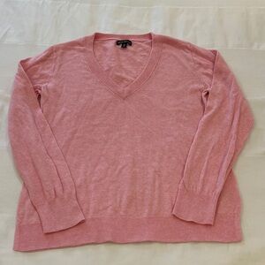 J. Crew Soft Pink V-Neck Sweater